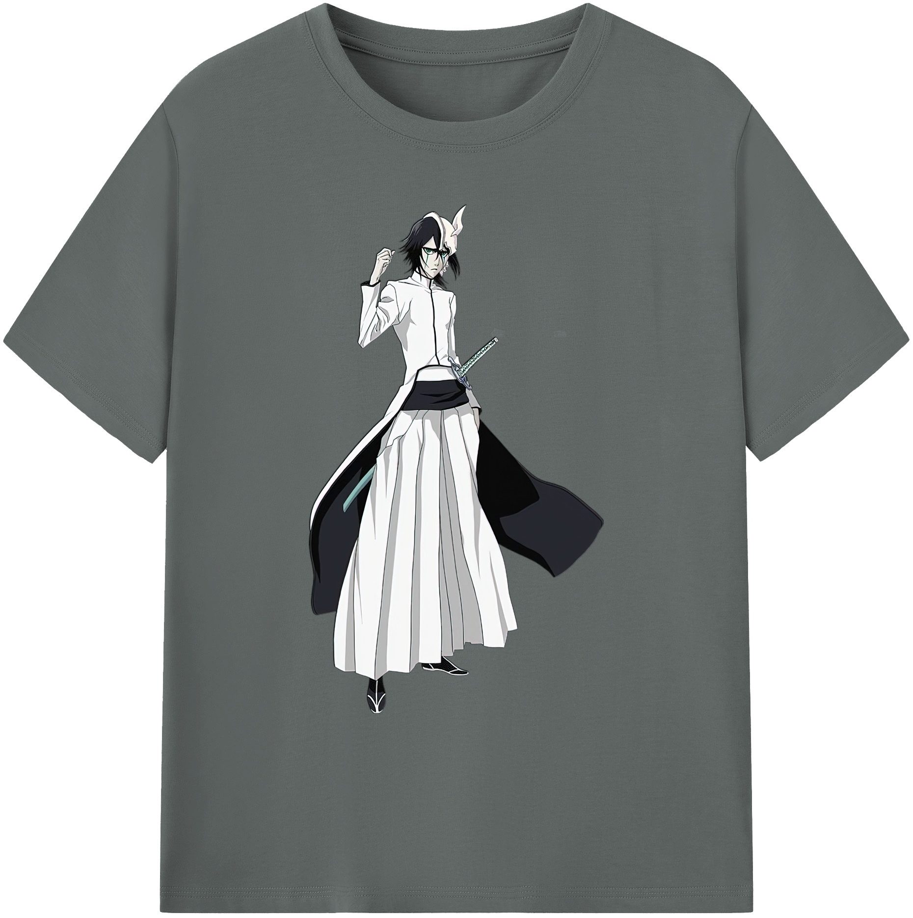 （画像用） ブリーチ ウルキオラ·シファー BLEACH Ulquiorra cifer 綿100％ メンズ半袖Tシャツ｜肌触りやわらか＆通気性